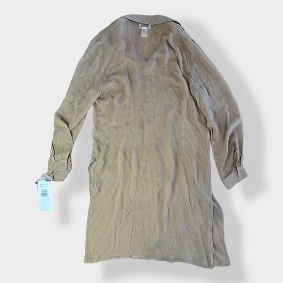 Robbie Bee NWT Vintage‎ 90's 100% Silk Floral Beaded Sheer Top Size 10 - Picture 9 of 9